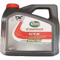 روغن و مکمل موتور GTX 10W 40 4 لیتر تاریخ ضربه: 2025 Castrol