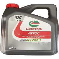 روغن و مکمل موتور GTX 10W 40 4 لیتر تاریخ ضربه: 2025 Castrol
