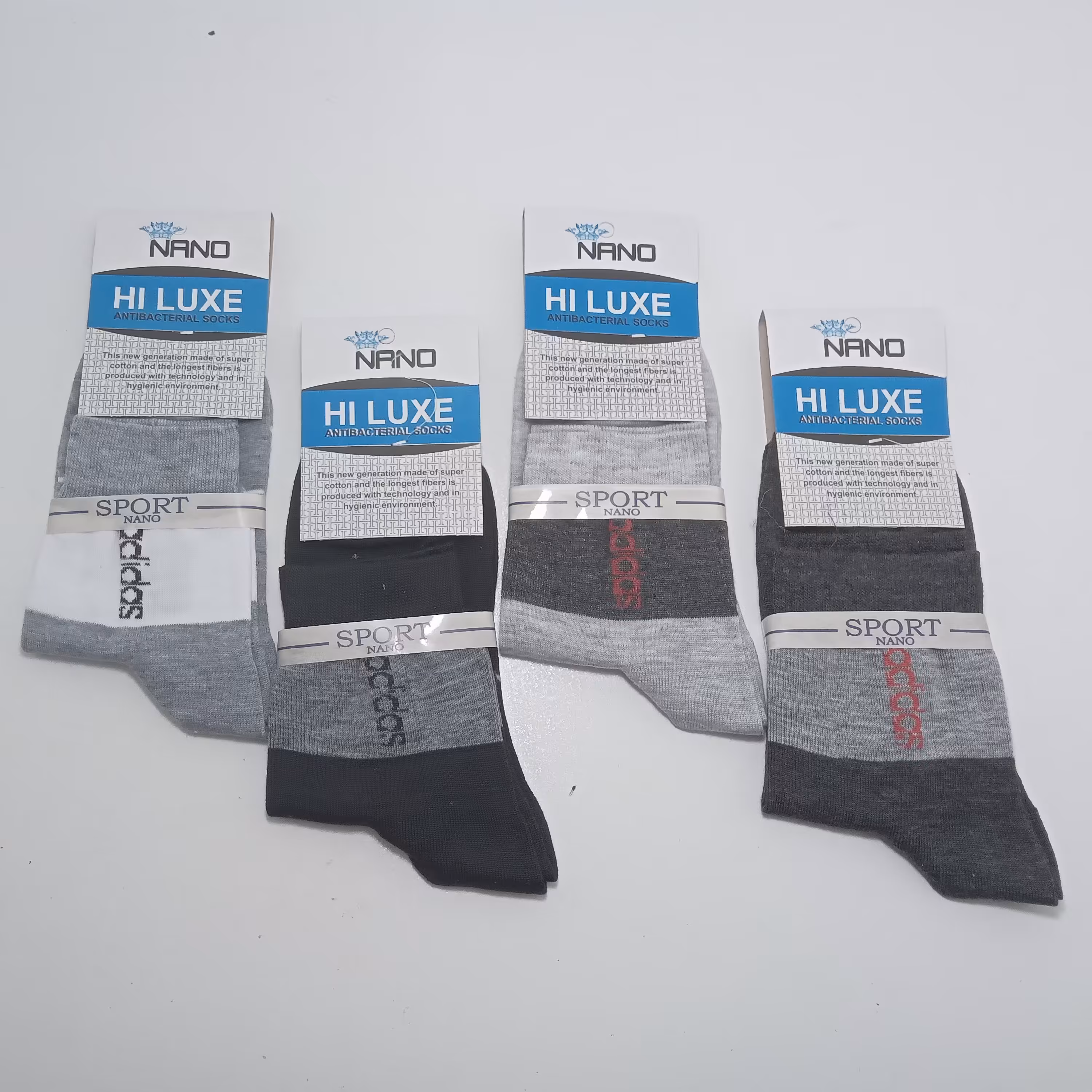 جوراب نیم ساق مدل آدیداس