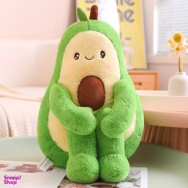 عروسک طرح آووکادو بالشتی مدل نشسته کد JIMI110 ارتفاع 75 سانتی‌ متر