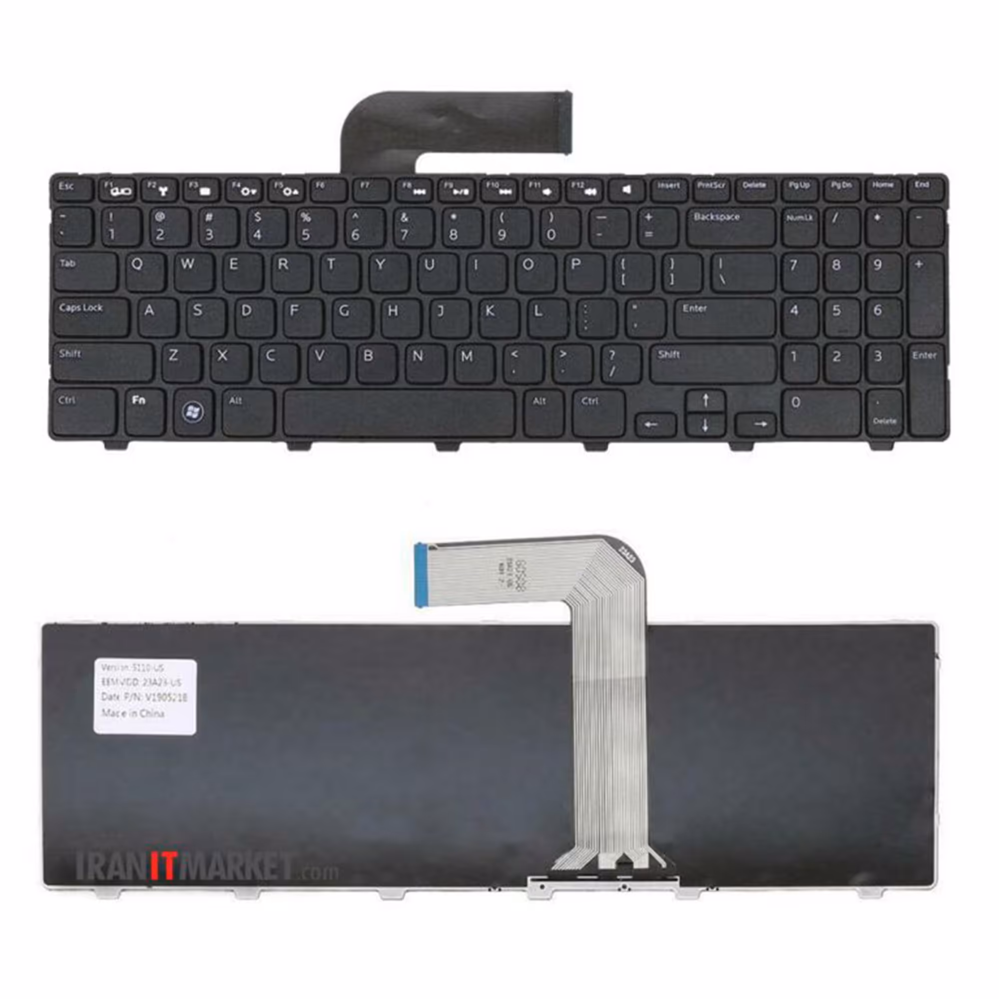 کیبورد لپ تاپ دل KEYBOARD DELL Inspiron 15R M5110