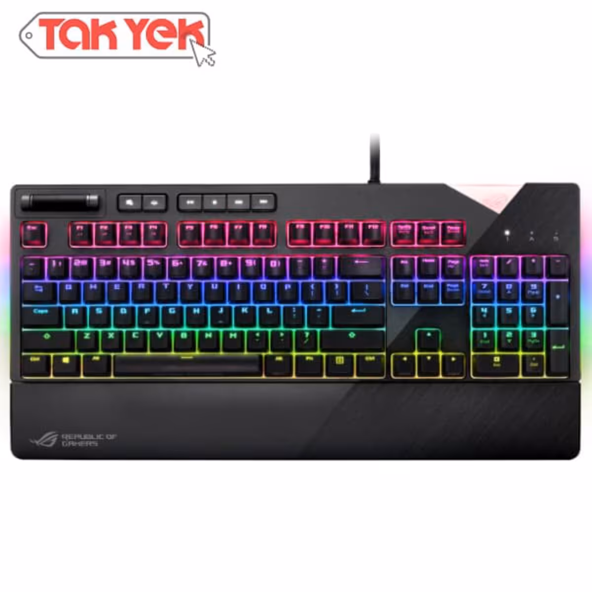 کیبورد گیمینگ با سیم ایسوس Asus ROG Strix Flare