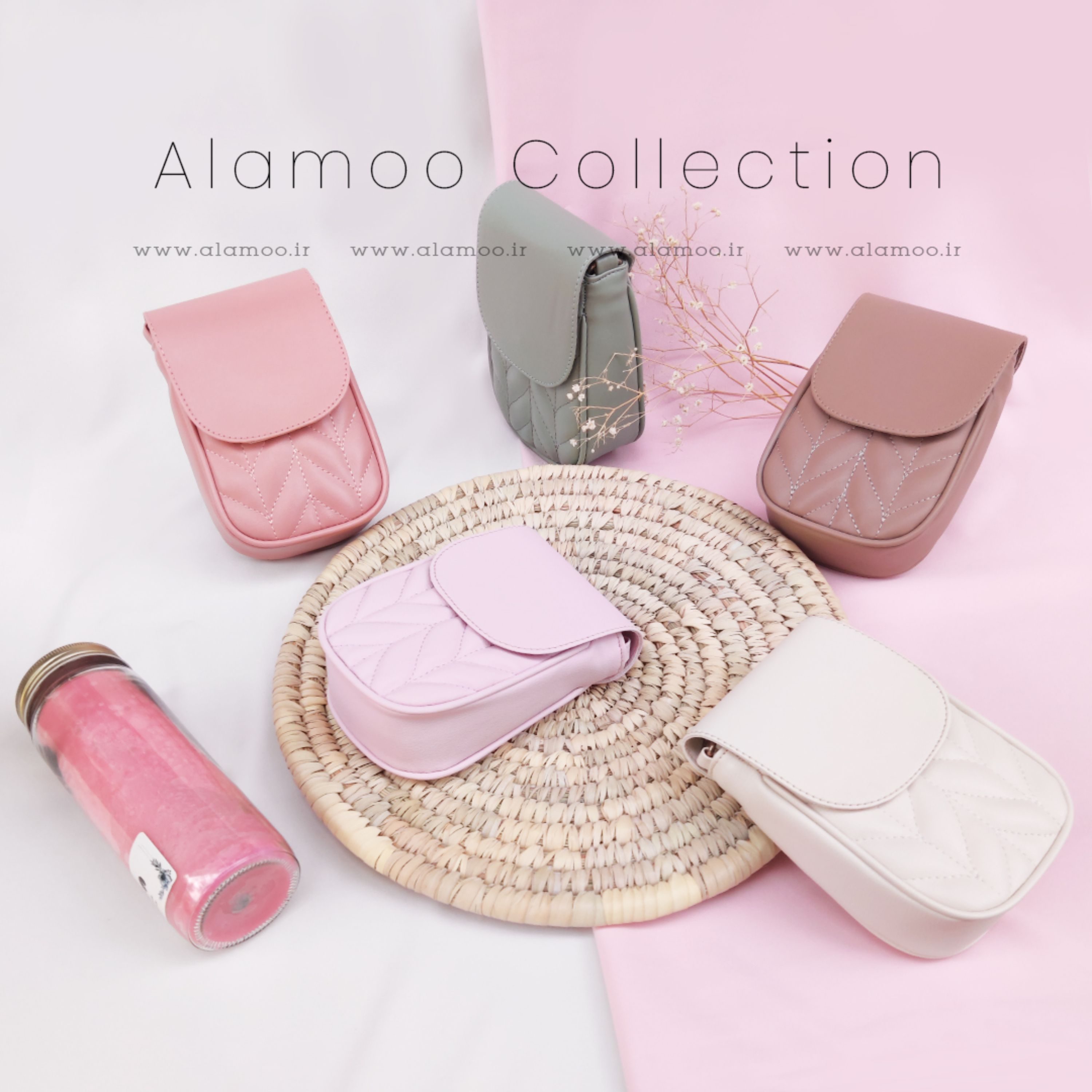 کیف زنانه مدل آنیکا کد B209 به همراه جای کارت در 7 رنگ مختلف