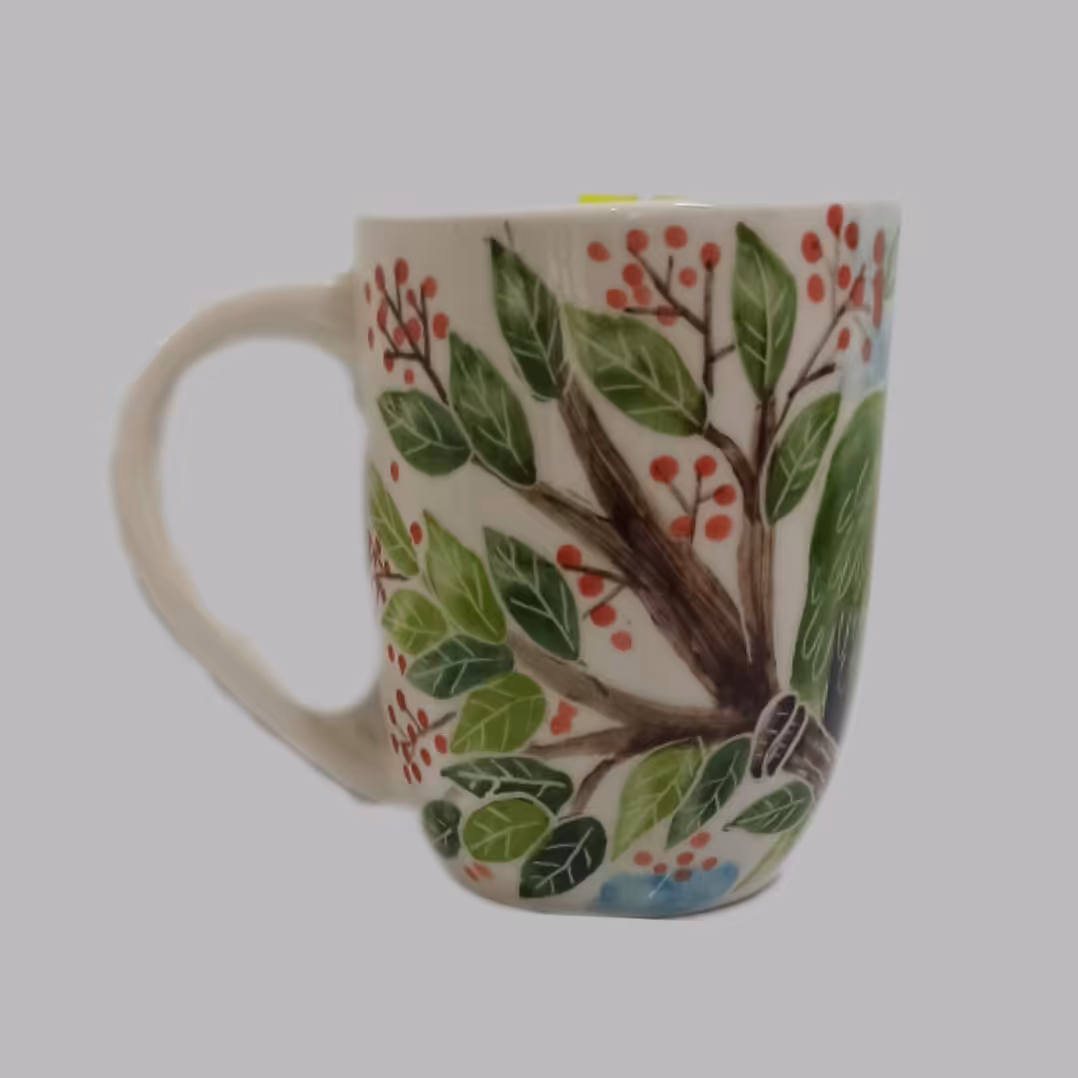 ماگ سرامیک دستساز  نقاشی زیر لعابی 6