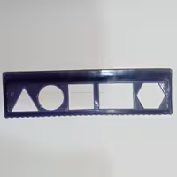 خط کش و شابلون اشکال هندسی ژله ای نشکن 4 طرح
15 سانتی