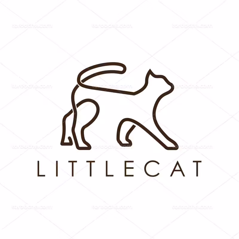 وکتور لوگوی گربه | گرافیک با طعم تربچه