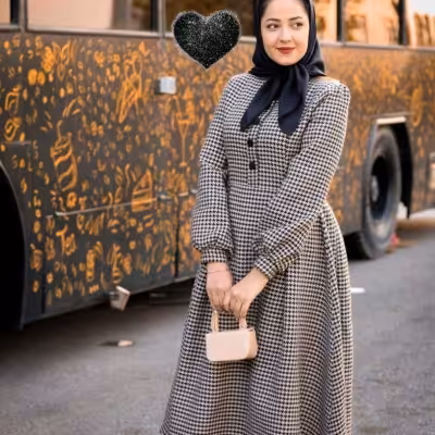 پیراهن ترلان موهرپشمی