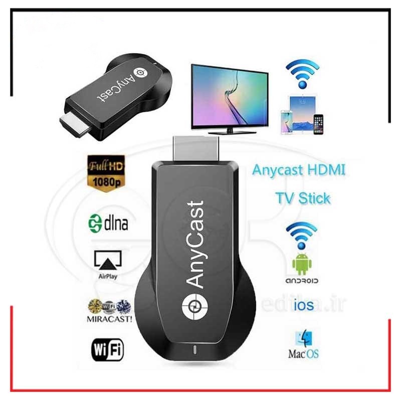 دانگل وای فای hdmi مدل any cast m4 plus ارسال رایگان