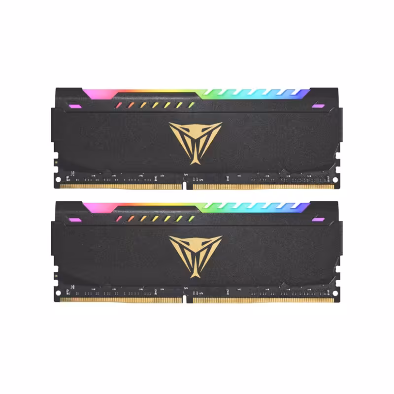 رم پاتریوت Viper Steel RGB 16GB (2x8GB) 3200MHz DDR4 CL16 - فروشگاه کارما آی‌تی