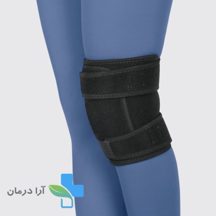 زانوبند ورزشی پددار تک سایز طب و صنعت