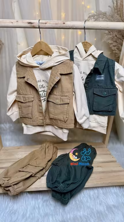 ست هودی شلوار کتان