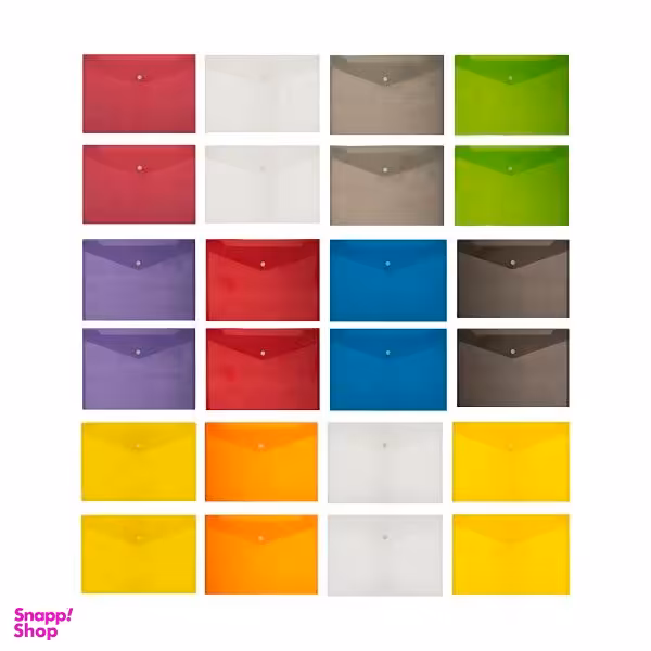 پوشه دکمه دار مدل 024 بسته 24 عددی