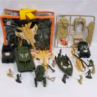 اسباب بازی پادگان نظامی ست کامل هواپیماهلیکوپترماشین سرباز تانک و توپ قایق اسباب بازی وسایل نقلیه