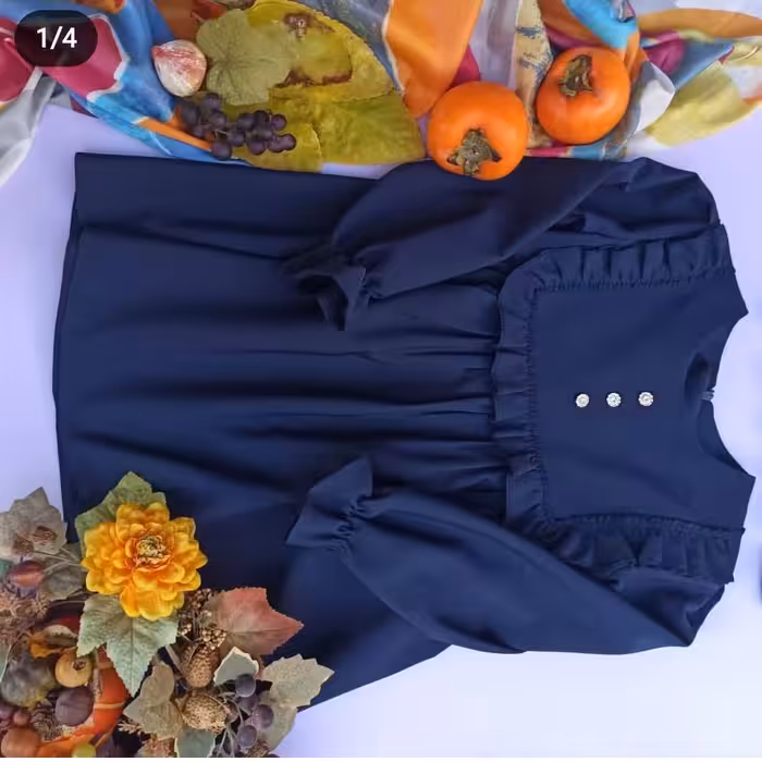 پیراهن مازراتی آستین دار با پارچه مازراتی