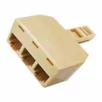 سوکت تلفن مدل تبدیل یک به سه خط تلفن