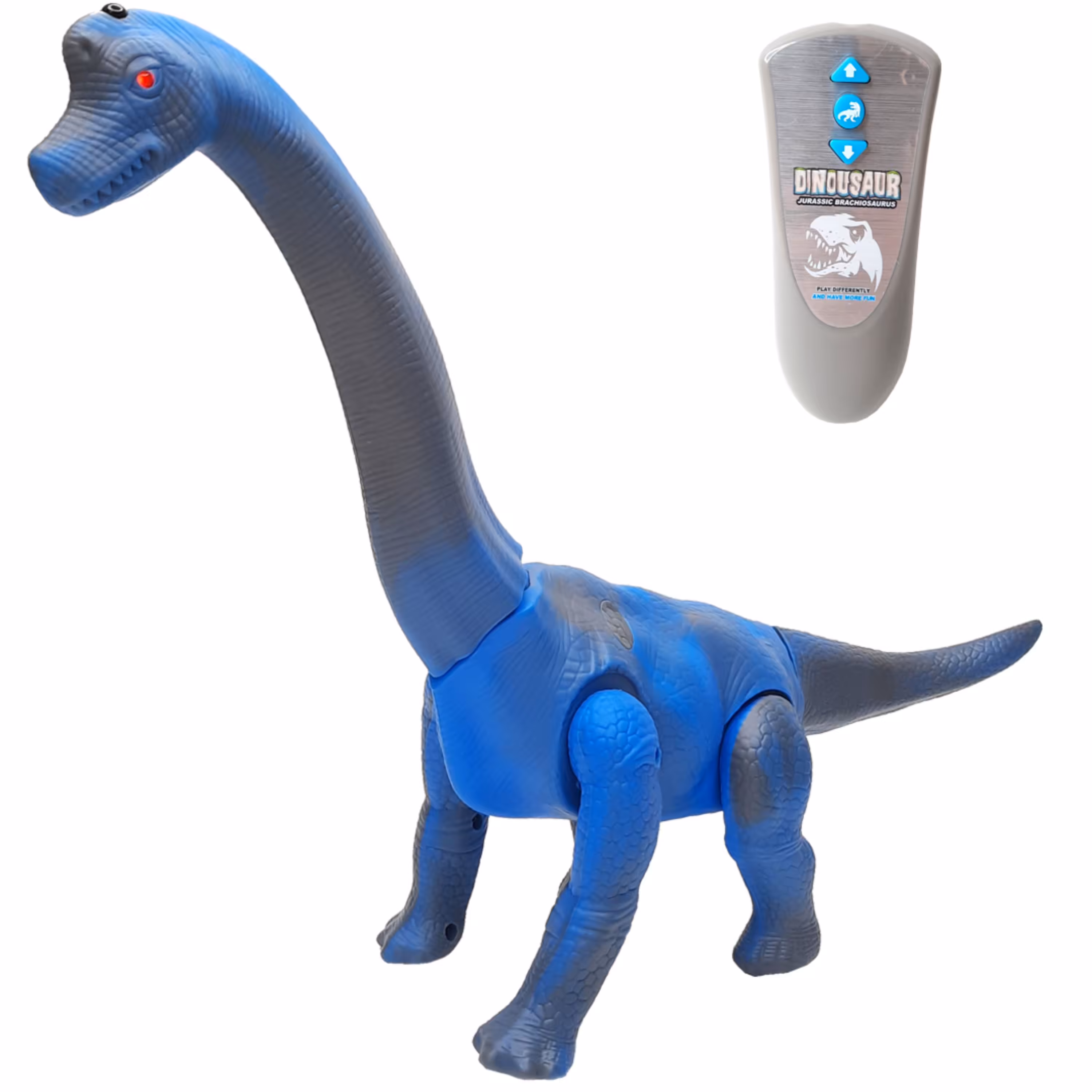 دایناسور کنترلی صدا دار و چراغ دار اسباب بازی ارتفاع 25 سانتیمتر