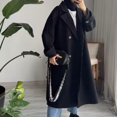 پالتو فوتر دورو کوبیده بلند