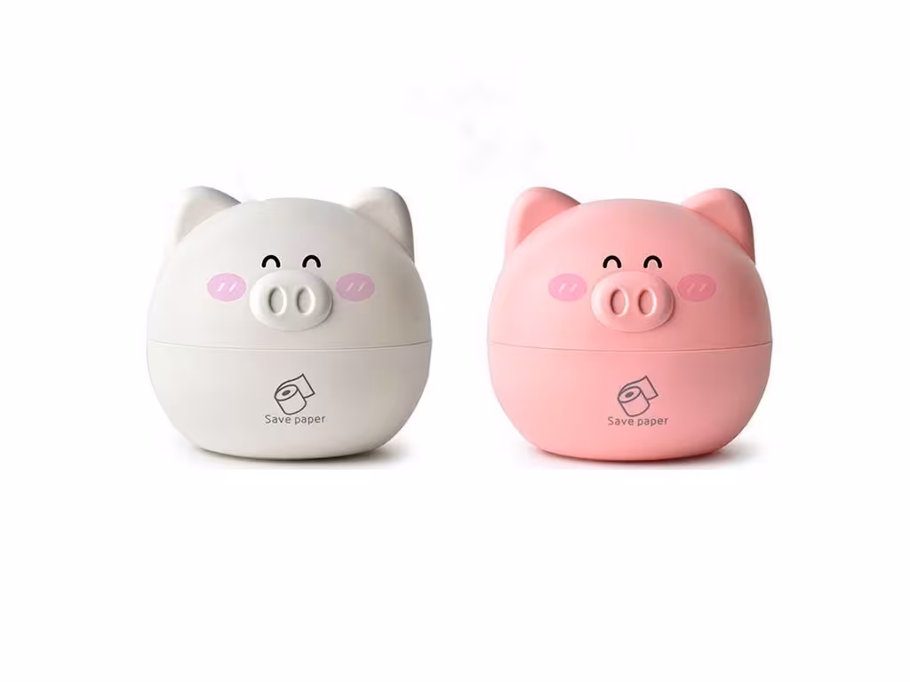 جا دستمال کاغذی فانتزی طرح خوک