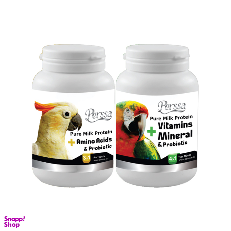 پودر مکمل آمینو اسید پرنده پرسا مدل Probiotic وزن 200 گرم مجموعه 2 عددی