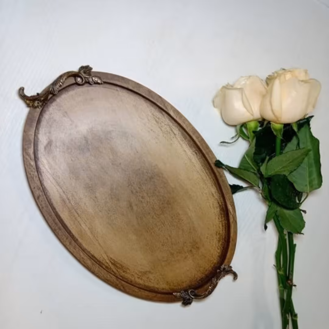 سینی پذیرایی دسته دار