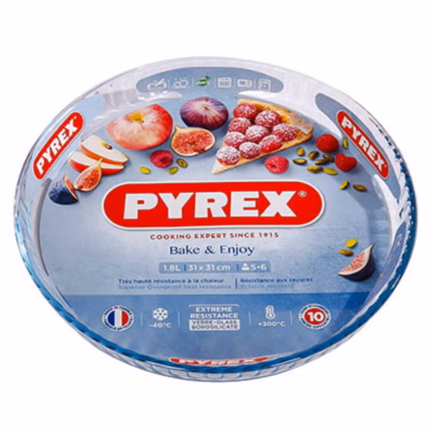 پیتزاخوری پیرکس فرانسه سایز31 -تابه پیتزا پیرکس فرانسه