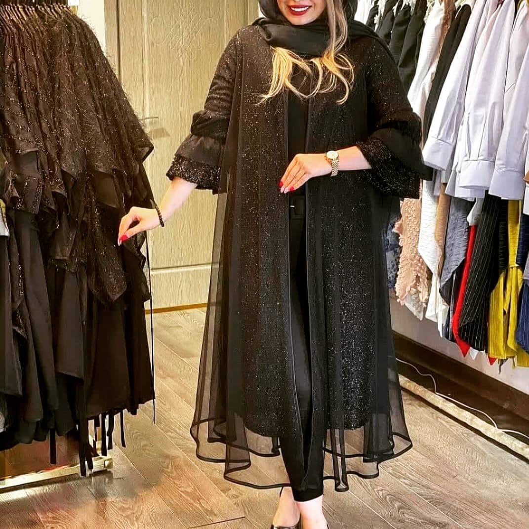 مانتو حریر مزونی
