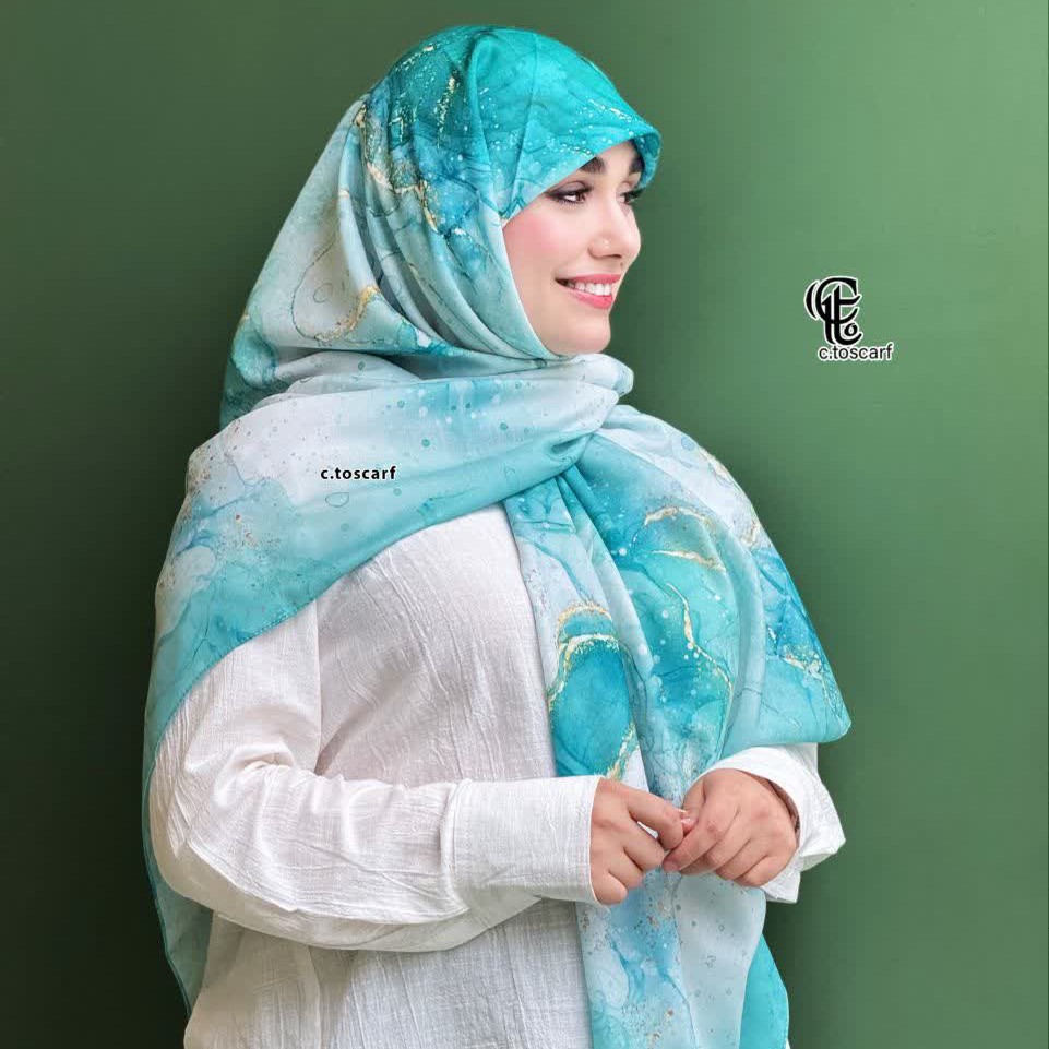روسری نخ کاستوم طرح رزیتا