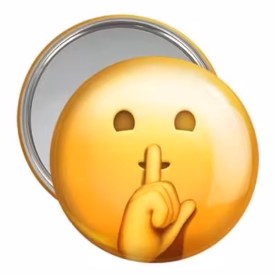 آینه جیبی خندالو مدل ایموجی کد 24666