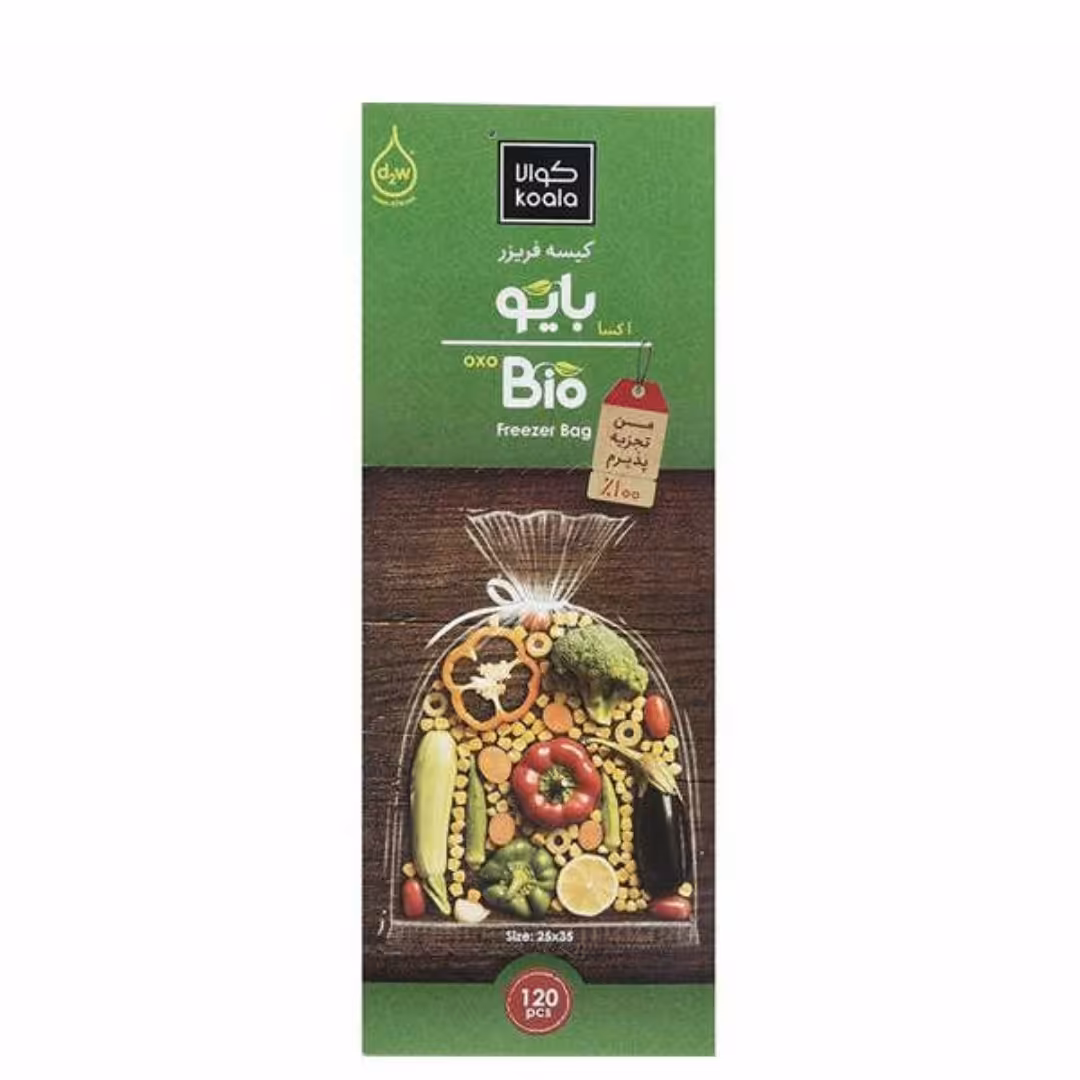 کیسه فریزر رولی 120 عددی تجزیه پذیر کوالا