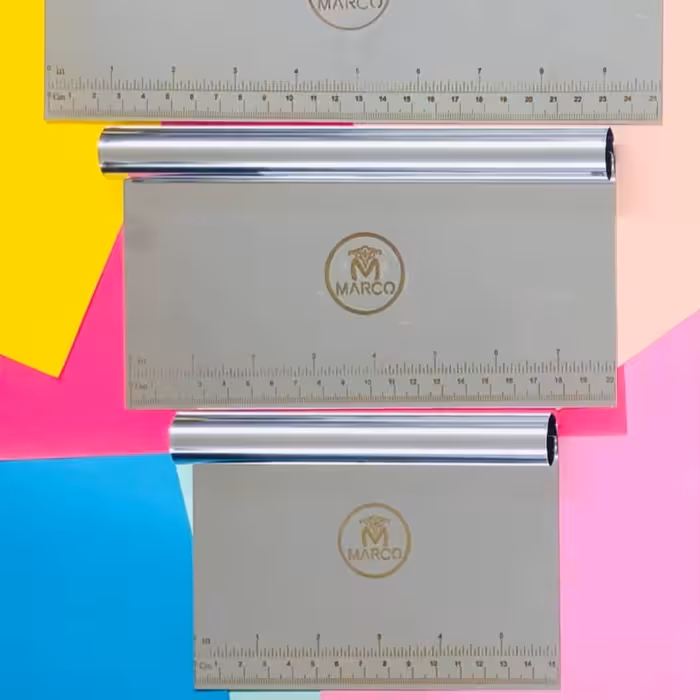 کاردک مدرج 20 سانت استیل ( گاناش مدرج) 