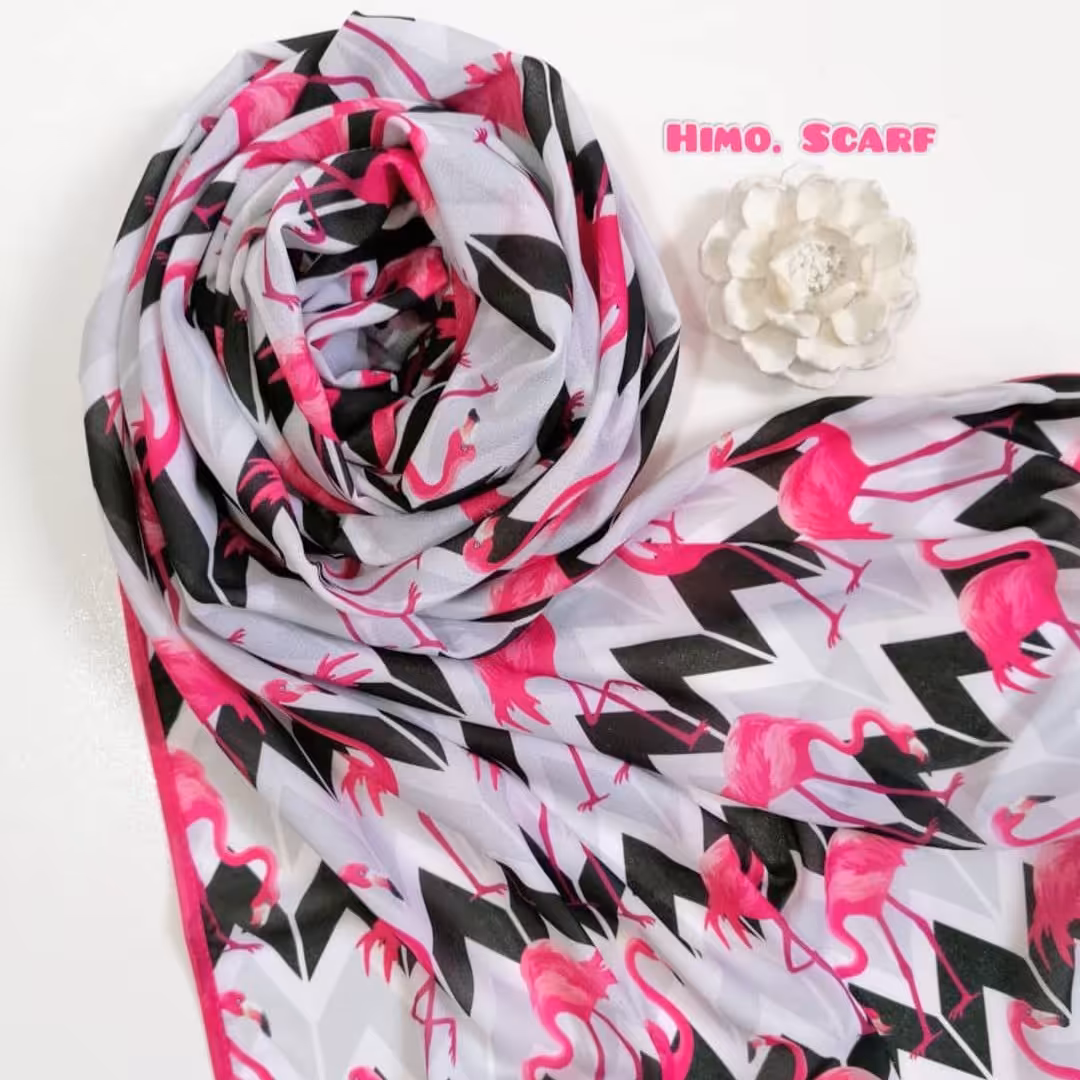 شال فانتزی طرح فلامینگو