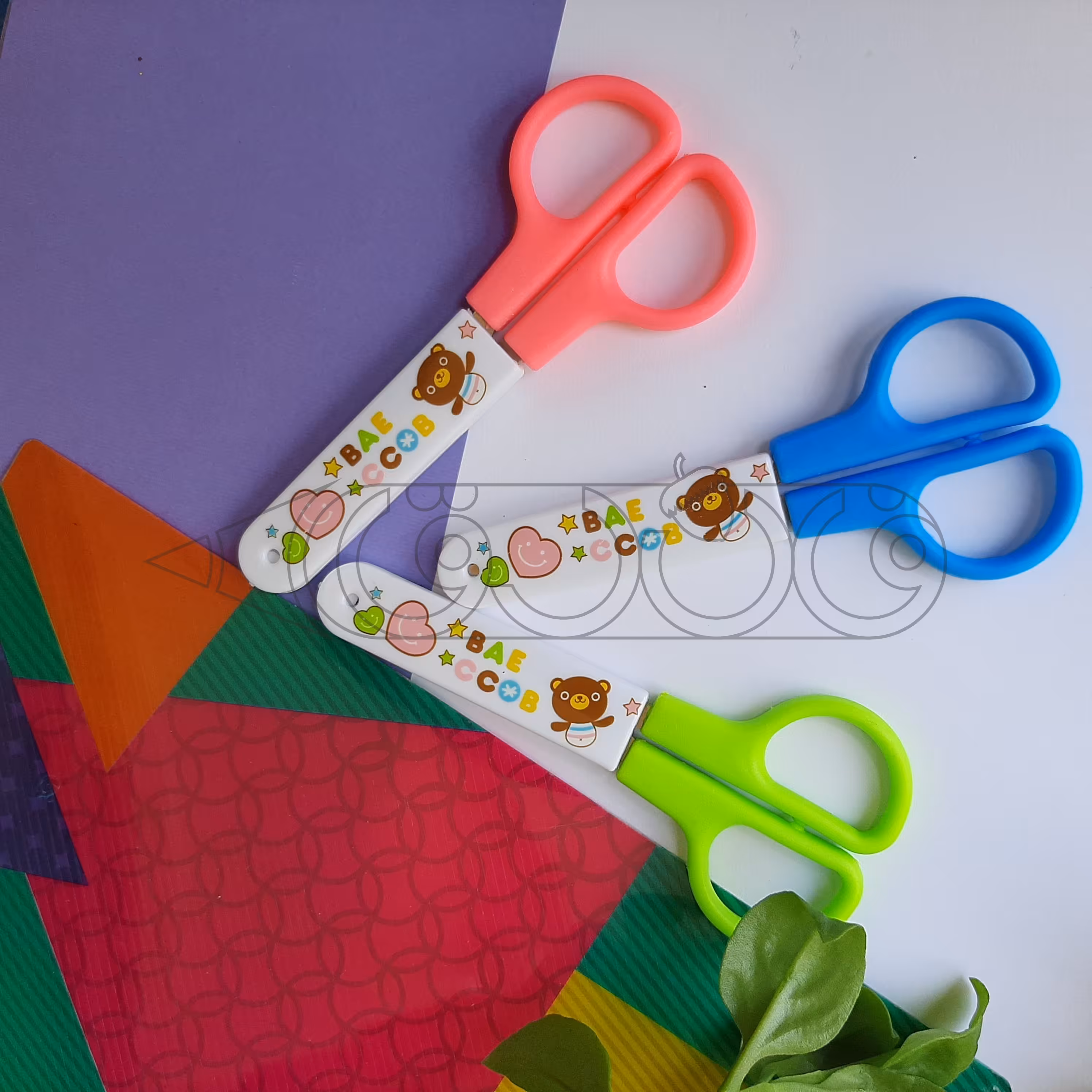 قیچی فانتزی مهدکودک قلاف دار