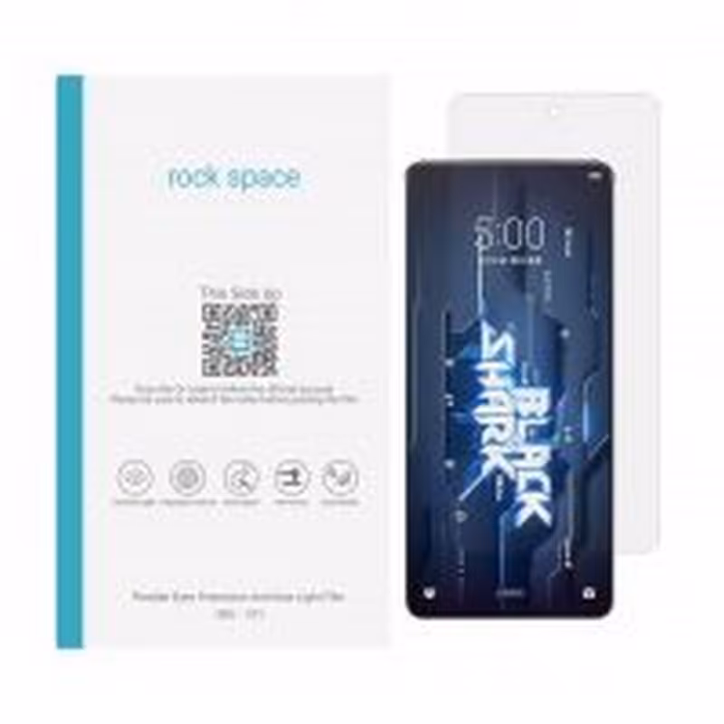 گلس نانو هیدروژل شفاف و ضد ضربه گوشی شیائومی black shark 5 pro برند راک اسپیس
