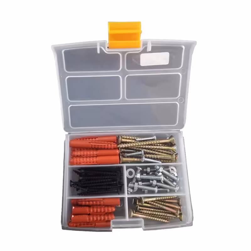 مجموعه 111  عددی  پیچ و رولپلاک و واشر   مدل AST-P111  به همرا ه جعبه ارگانایزر