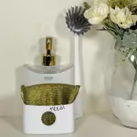 سرویس جا مایع ، جا اسکاچ و فرچه لیمون دارای رنگ بندی