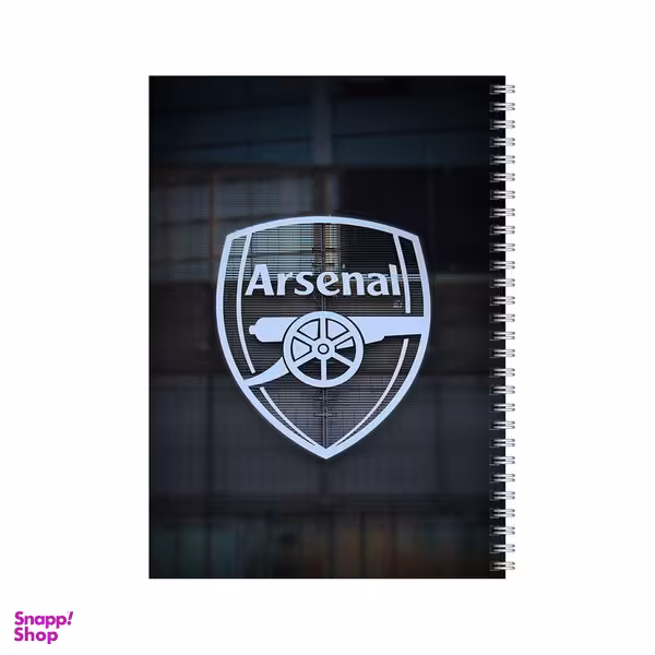 دفتر مشق 80 برگ بامبیلیپ طرح لوگو آرسنال کد 7211258