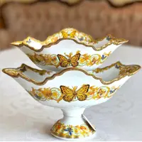 کشکول لمونژ پروانه رنگ آبی سایز بزرگ (پس کرایه)