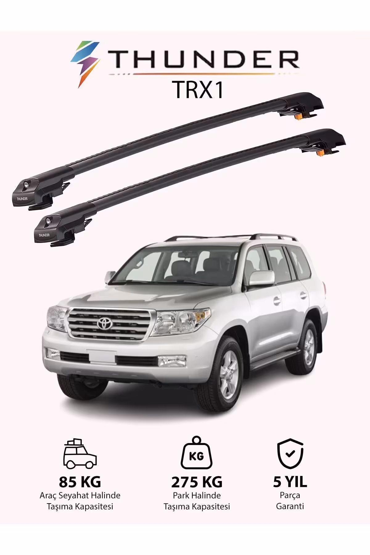 نوار محافظ خودرو مشکی TOYOTA LAND CRUISER 2008 2021 TRX1 THURDER CARRIM Thunder