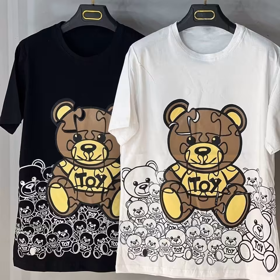 تیشرت لانگ طرح تدی پازل