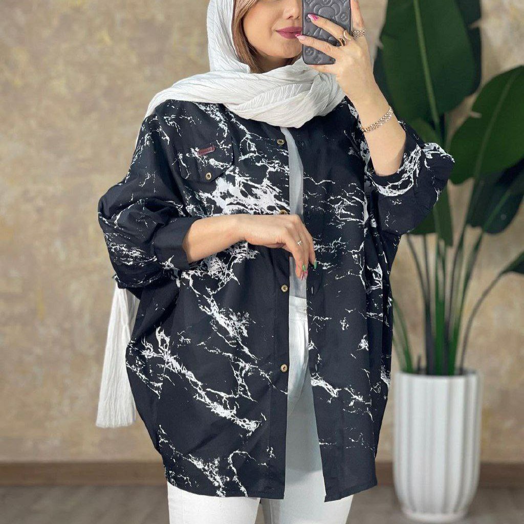 مانتو پانچ پوپلین
