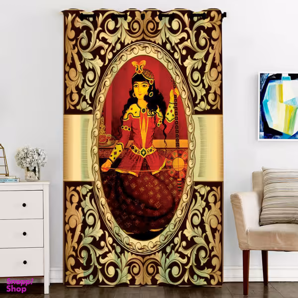 پرده مدل C3-50149 رنگ سفید