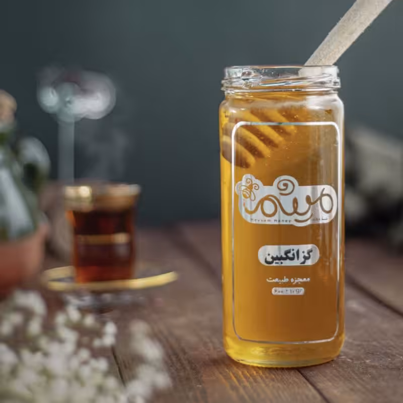 عسل گون با ساکارز  زیر 2  فروش عمده حلب 25کیلو