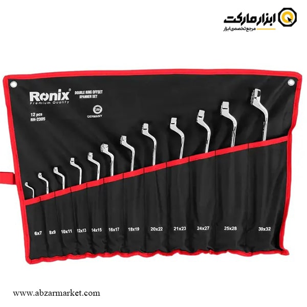 ست آچار دو سر رینگ رونیکس 12 عددی مدل RH-2305