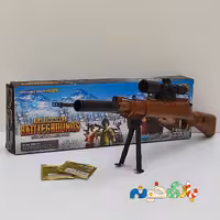 اسباب بازی تفنگ لوله بلند جعبه دار 600 تیر متوسط 