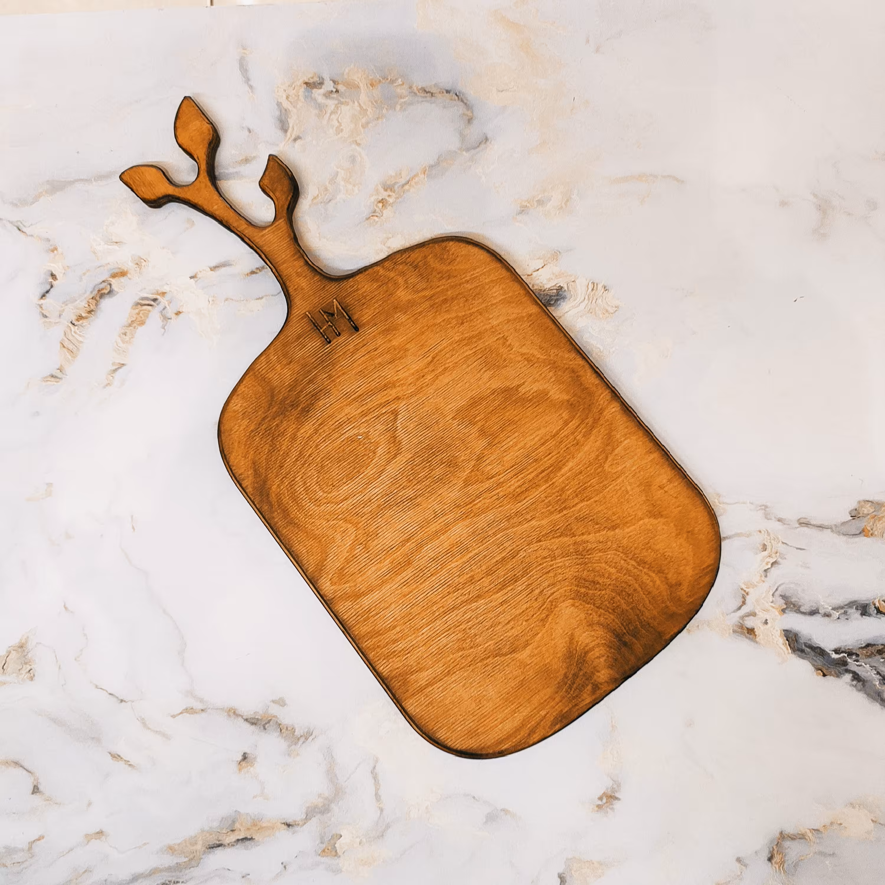 تخته سرو مدل گلبرگی سایز متوسط چوب روس قابل شستشو