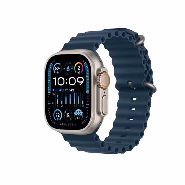 قیمت و خرید ساعت هوشمند اپل مدل Ultra 2 Titanium Case Ocean Band 49mm