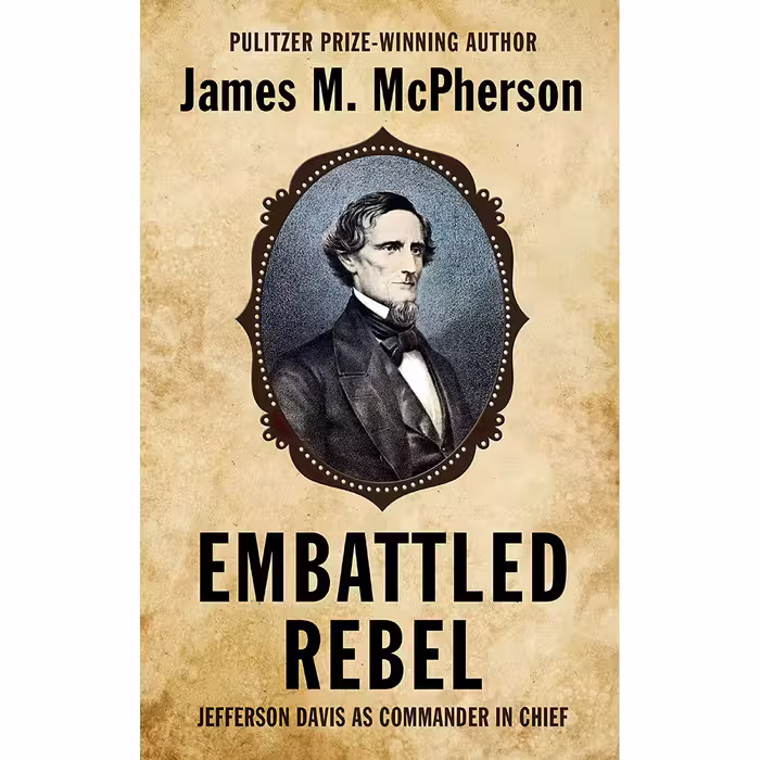 کتاب زبان اصلی Embattled Rebel اثر James M McPherson انتشارات Thorndike Press