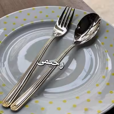 سرویس قاشق چنگال 24 نفره 120 پارچه نیمه طلایی یونیک دهانه اروپایی