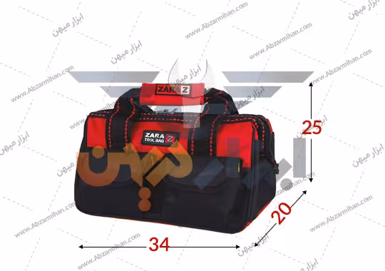 کیف ابزار زارا مدل 104 برزنتی zara