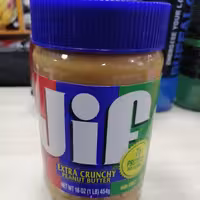  کره بادام زمینی جیف 454 گرمی اصل امریکا jif